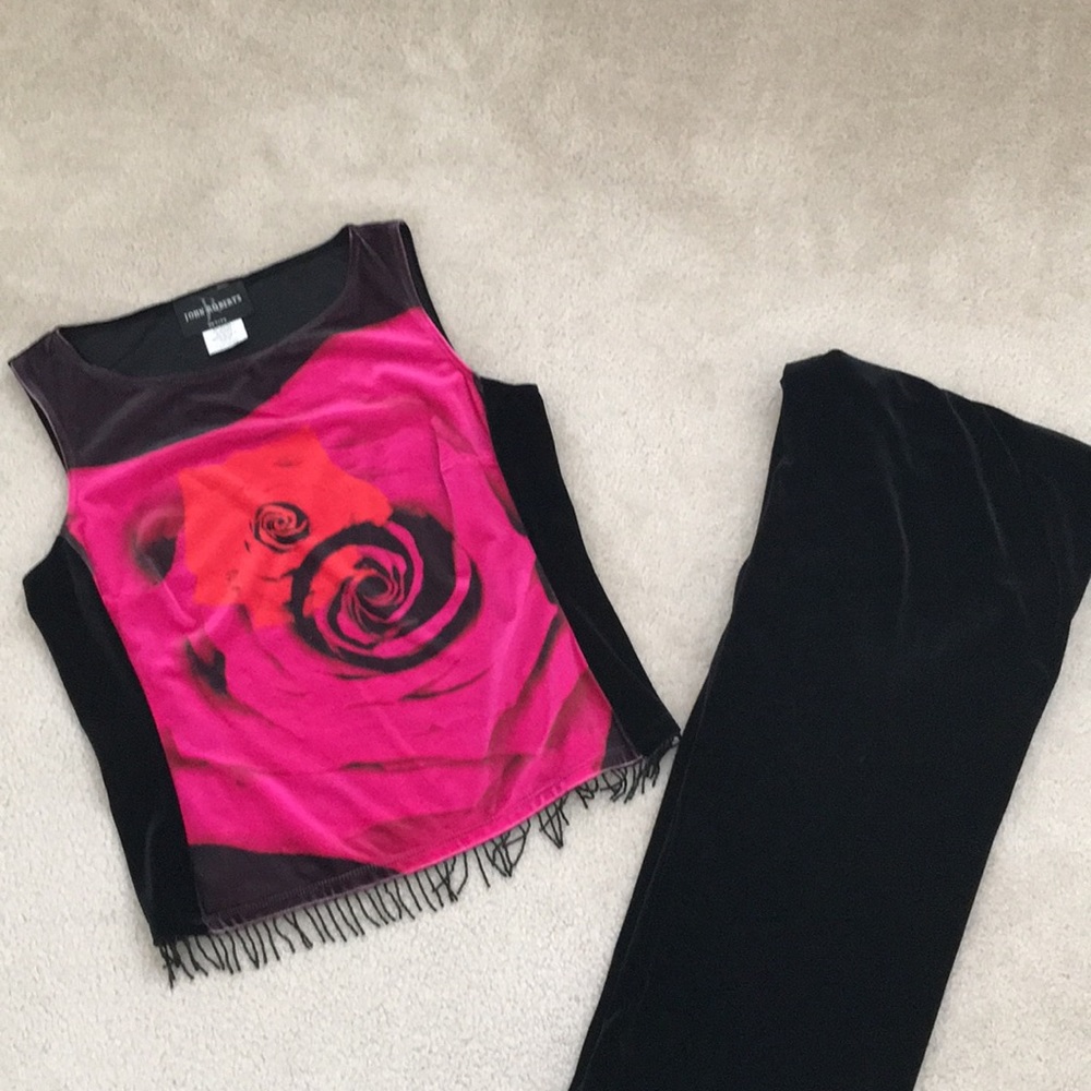 Pretty Sleeveless Top / Pants Set